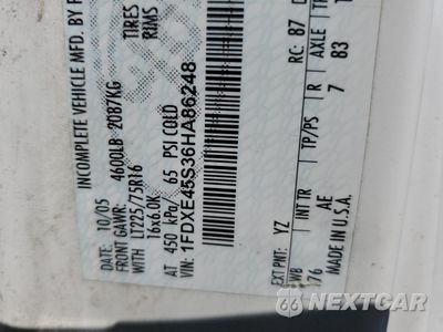 Zdjęcie 11 z 11 samochodu: 2006 FORD ECONOLINE E450 SUPER DUTY CUTAWAY VAN VIN:1FDXE45S36HA86248 - miniatura
