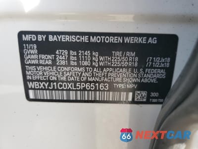 Zdjęcie 13 z 13 samochodu: 2020 BMW X2 XDRIVE28I VIN:WBXYJ1C0XL5P65163 - miniatura