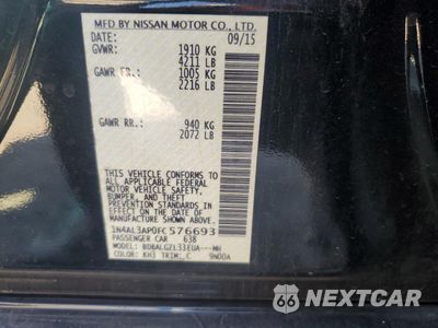Zdjęcie 12 z 12 samochodu: 2015 NISSAN ALTIMA 2.5 VIN:1N4AL3AP0FC576693 - miniatura
