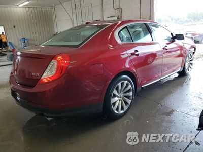 Trzecie zdjęcie samochodu z tyłu: 2014 LINCOLN MKS VIN:1LNHL9DK9EG609270 - miniatura