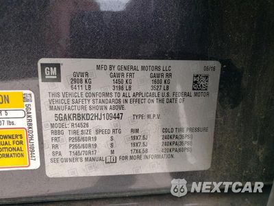 Zdjęcie 13 z 13 samochodu: 2017 BUICK ENCLAVE VIN:5GAKRBKD2HJ109447 - miniatura