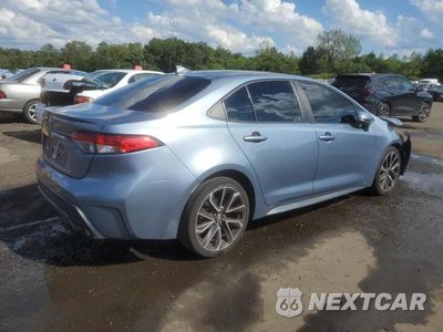 Trzecie zdjęcie samochodu z tyłu: 2021 TOYOTA COROLLA SE VIN:5YFS4MCE3MP062323 - miniatura