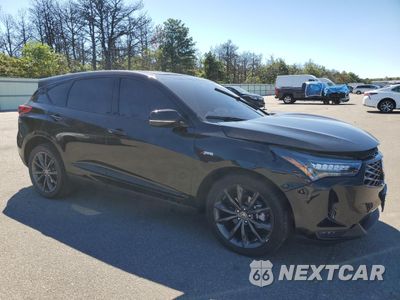 Czwarte zdjęcie samochodu z boku: 2025 ACURA RDX A-SPEC VIN:5J8TC2H6XSL024639 - miniatura