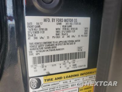 Zdjęcie 14 z 16 samochodu: 2017 FORD EXPEDITION EL LIMITED VIN:1FMJK1KT6HEA69331 - miniatura