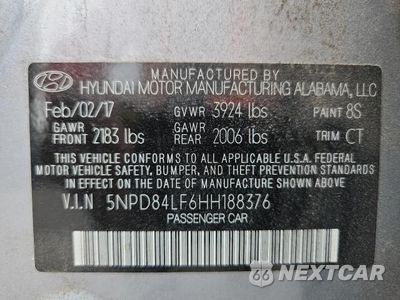 Zdjęcie 12 z 12 samochodu: 2017 HYUNDAI ELANTRA SE VIN:5NPD84LF6HH188376 - miniatura