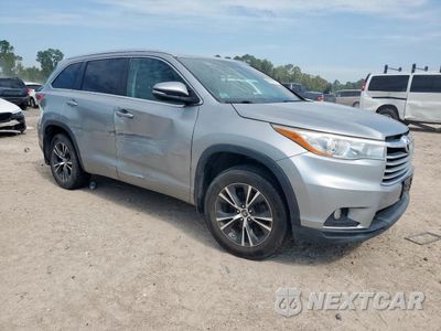 Czwarte zdjęcie samochodu z boku: 2016 TOYOTA HIGHLANDER XLE VIN:5TDJKRFH9GS313894 - miniatura