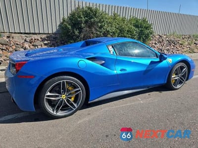 Trzecie zdjęcie samochodu z tyłu: 2017 FERRARI 488 SPIDER VIN:ZFF80AMA3H0220631 - miniatura