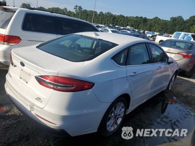 Trzecie zdjęcie samochodu z tyłu: 2020 FORD FUSION SE VIN:3FA6P0LU2LR264979 - miniatura