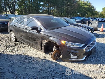 Czwarte zdjęcie samochodu z boku: 2020 FORD FUSION TITANIUM VIN:3FA6P0SU2LR101220 - miniatura