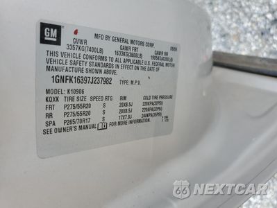 Zdjęcie 13 z 13 samochodu: 2007 CHEVROLET SUBURBAN K1500 VIN:1GNFK16397J237982 - miniatura