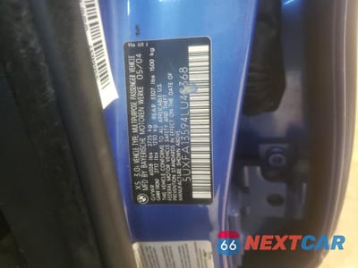Zdjęcie 13 z 15 samochodu: 2004 BMW X5 3.0I VIN:5UXFA13594LU40368 - miniatura