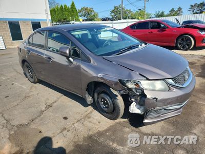 Czwarte zdjęcie samochodu z boku: 2015 HONDA CIVIC LX VIN:19XFB2F50FE069175 - miniatura