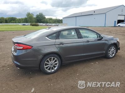 Trzecie zdjęcie samochodu z tyłu: 2017 FORD FUSION SE VIN:3FA6P0H73HR394618 - miniatura
