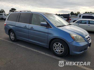 Czwarte zdjęcie samochodu z boku: 2007 HONDA ODYSSEY EXL VIN:5FNRL38607B017286 - miniatura