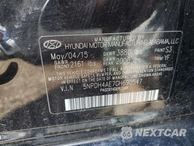 Zdjęcie 12 z 12 samochodu: 2016 HYUNDAI ELANTRA SE VIN:5NPDH4AE7GH690547 - miniatura