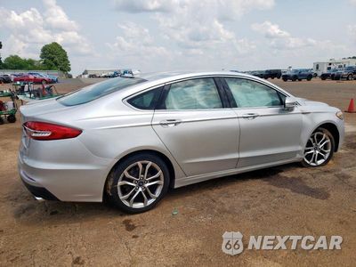 Trzecie zdjęcie samochodu z tyłu: 2019 FORD FUSION SEL VIN:3FA6P0CD6KR150255 - miniatura