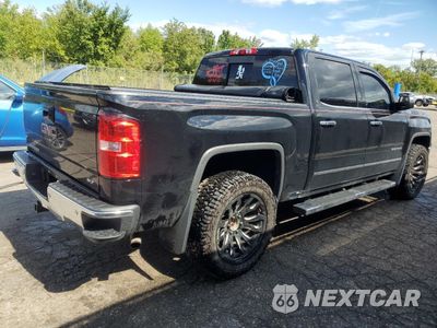 Trzecie zdjęcie samochodu z tyłu: 2015 GMC SIERRA K1500 SLT VIN:3GTU2VEC4FG424538 - miniatura