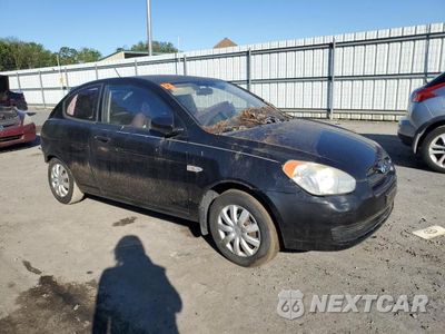 Czwarte zdjęcie samochodu z boku: 2010 HYUNDAI ACCENT BLUE VIN:KMHCM3AC0AU158114 - miniatura