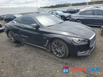 Czwarte zdjęcie samochodu z boku: 2017 INFINITI Q60 PREMIUM VIN:JN1EV7EL4HM553616 - miniatura