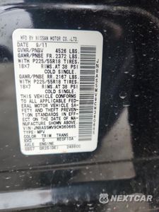 Zdjęcie 13 z 13 samochodu: 2012 NISSAN ROGUE S VIN:JN8AS5MV9CW360665 - miniatura