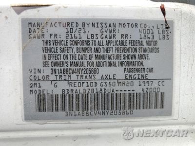 Zdjęcie 12 z 12 samochodu: 2022 NISSAN SENTRA SV VIN:3N1AB8CV4NY205860 - miniatura