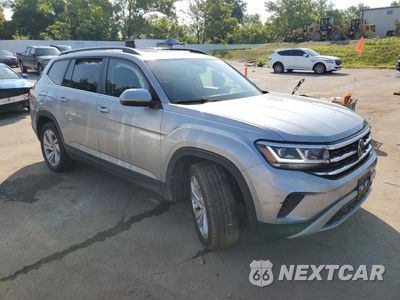 Czwarte zdjęcie samochodu z boku: 2021 VOLKSWAGEN ATLAS SE VIN:1V2KR2CA1MC578402 - miniatura