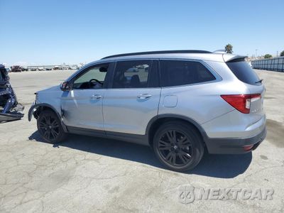 Drugie zdjęcie samochodu z przodu: 2021 HONDA PILOT SE VIN:5FNYF5H29MB018654 - miniatura