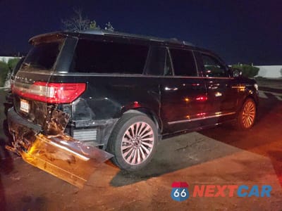 Trzecie zdjęcie samochodu z tyłu: 2018 LINCOLN NAVIGATOR L RESERVE VIN:5LMJJ3LT5JEL20629 - miniatura