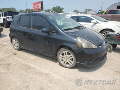 Czwarte zdjęcie samochodu z boku: 2008 HONDA FIT SPORT VIN:JHMGD38698S035809 - miniatura
