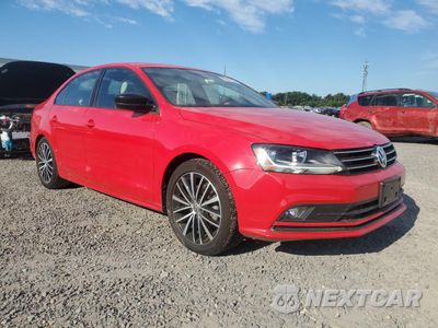 Czwarte zdjęcie samochodu z boku: 2017 VOLKSWAGEN JETTA SPORT VIN:3VWD17AJ2HM303575 - miniatura