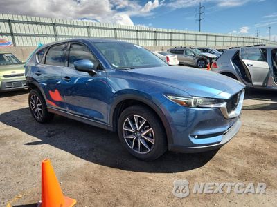 Czwarte zdjęcie samochodu z boku: 2018 MAZDA CX-5 GRAND TOURING VIN:JM3KFBDM8J0407752 - miniatura