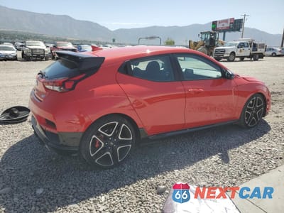 Trzecie zdjęcie samochodu z tyłu: 2020 HYUNDAI VELOSTER N VIN:KMHT36AH8LU007265 - miniatura