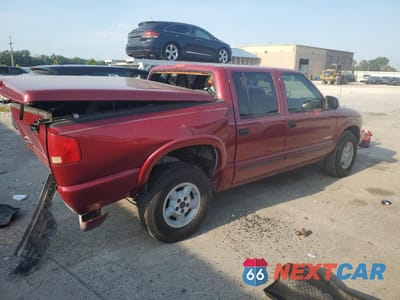 Trzecie zdjęcie samochodu z tyłu: 2004 CHEVROLET S TRUCK S10 VIN:1GCDT13X74K134375 - miniatura