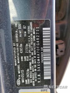 Zdjęcie 12 z 13 samochodu: 2015 KIA OPTIMA LX VIN:5XXGM4A70FG482711 - miniatura
