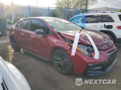 Czwarte zdjęcie samochodu z boku: 2022 TOYOTA COROLLA SE VIN:5YFS4MCE0NP112273 - miniatura