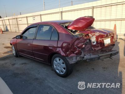 Drugie zdjęcie samochodu z przodu: 2002 HONDA CIVIC EX VIN:2HGES26762H527315 - miniatura