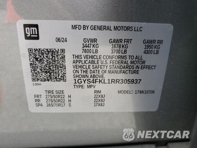 Zdjęcie 14 z 14 samochodu: 2024 CADILLAC ESCALADE SPORT VIN:1GYS4FKL1RR305937 - miniatura