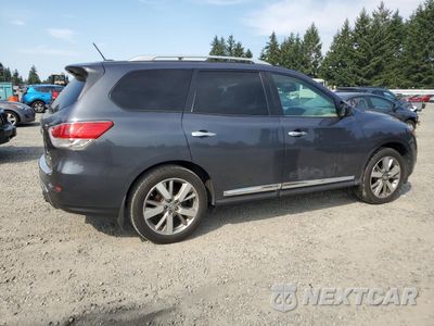 Trzecie zdjęcie samochodu z tyłu: 2014 NISSAN PATHFINDER S VIN:5N1AR2MM1EC601938 - miniatura