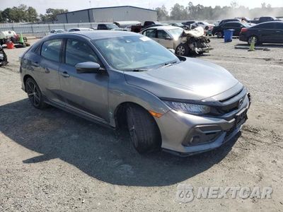 Czwarte zdjęcie samochodu z boku: 2021 HONDA CIVIC SPORT TOURING VIN:SHHFK7H90MU418497 - miniatura