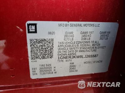 Zdjęcie 13 z 13 samochodu: 2020 CHEVROLET TRAVERSE RS VIN:1GNERJKW9LJ265587 - miniatura