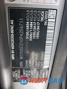 Zdjęcie 13 z 13 samochodu: 2023 MERCEDES-BENZ METRIS VIN:W1YV0CEY0P4256711 - miniatura