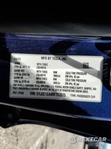 Zdjęcie 12 z 14 samochodu: 2024 TESLA MODEL 3 VIN:5YJ3E1EA4RF757813 - miniatura