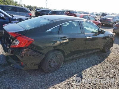 Trzecie zdjęcie samochodu z tyłu: 2019 HONDA CIVIC LX VIN:19XFC2F52HE217813 - miniatura