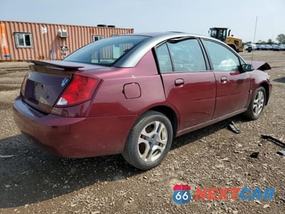 Trzecie zdjęcie samochodu z tyłu: 2003 SATURN ION LEVEL 3 VIN:1G8AL52F53Z150772 - miniatura