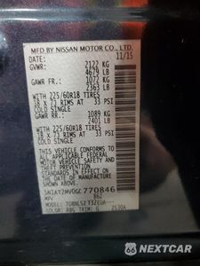 Zdjęcie 13 z 15 samochodu: 2016 NISSAN ROGUE S VIN:5N1AT2MV0GC770846 - miniatura