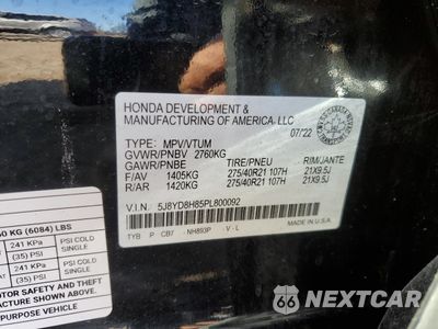 Zdjęcie 13 z 14 samochodu: 2023 ACURA MDX TYPE S ADVANCE VIN:5J8YD8H85PL800092 - miniatura