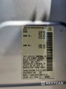 Zdjęcie 12 z 14 samochodu: 2021 NISSAN LEAF SL PLUS VIN:1N4BZ1DV0MC551100 - miniatura