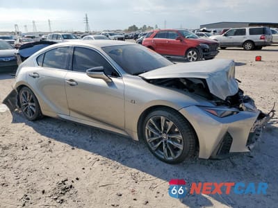 Czwarte zdjęcie samochodu z boku: 2021 LEXUS IS 350 F SPORT VIN:JTHGZ1B25M5040381 - miniatura