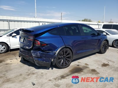 Trzecie zdjęcie samochodu z tyłu: 2022 TESLA MODEL X VIN:7SAXCBE60NF334071 - miniatura