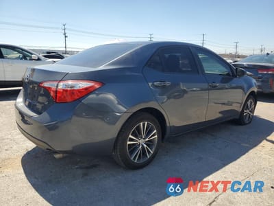 Trzecie zdjęcie samochodu z tyłu: 2016 TOYOTA COROLLA L VIN:5YFBURHE2GP433479 - miniatura